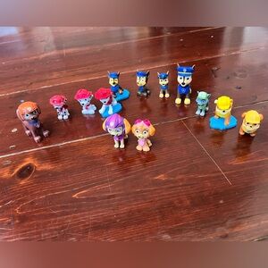 Paw Patrol Action Figures Set - Blue, Red, Yellow